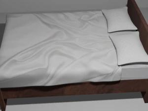 Modern Bed Model 3D Model