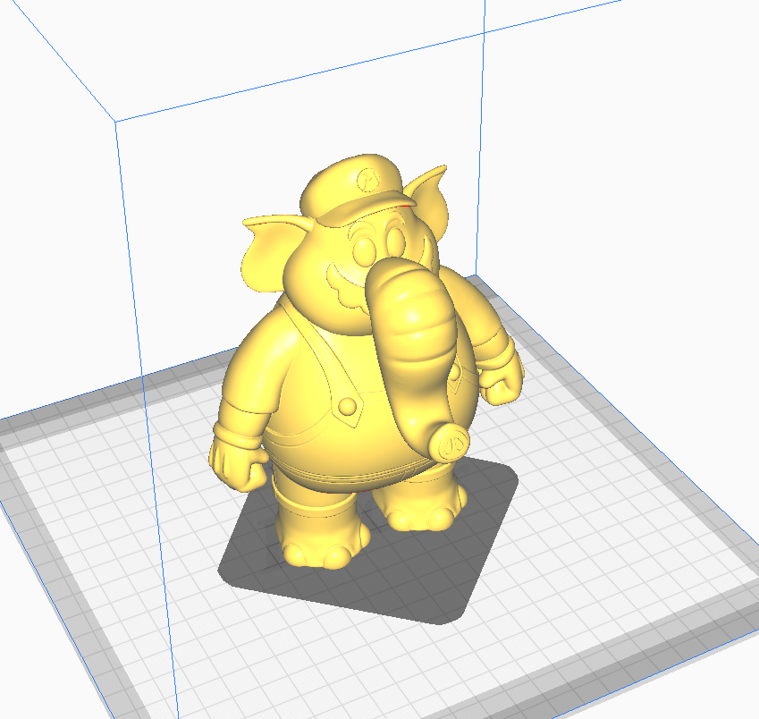Cat Mario 3d printing model for lamp 3D model 3D printable