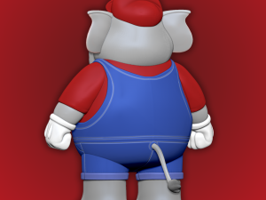 ELEPHANT SUPER MARIO FIGURE - SUPER MARIO BROS WONDER 3D printmodel