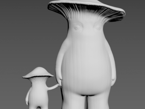 DADDY AND BABY MUSHROOM FIGURE - DARK SOULS 3D Принт Модель