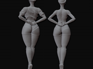 TWIN ROBOTS DANCERS ATOMIC HEART Modello di stampa 3D
