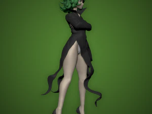 TATSUMAKI FIGURE - ONE-PUNCH MAN 3D Print Model