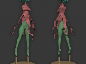 TATSUMAKI FIGURE - ONE-PUNCH MAN 3D 打印模型