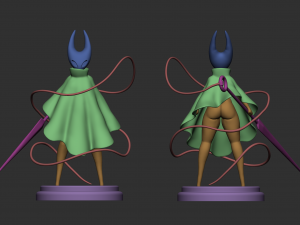 HORNET FIGURE - HOLLOW KNIGHT-SILKSONG 3Dプリントモデル