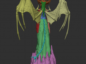 LILITH DIABLO IV FIGURE 3D 프린트 모델