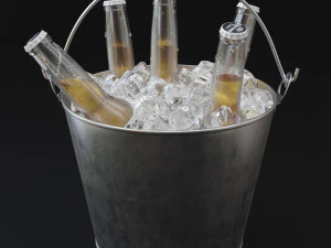 Balde de cerveja Modelo 3D