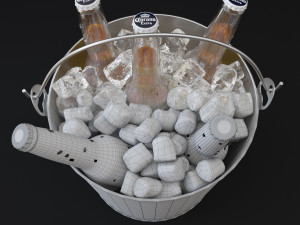 Bucket of beer Modello 3D