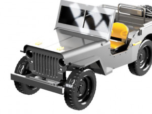 Willys jeep Army car 3D Model