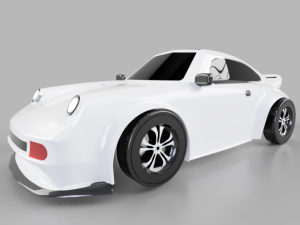 Porsche 911 Turbo 3D 모델