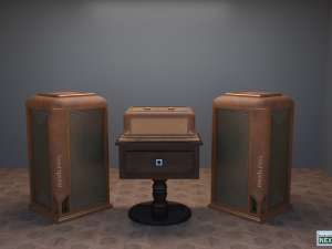 Micro sistem vintage 3D Model