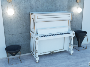 Piano classic Modelo 3D