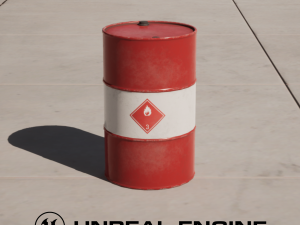 Fuel Barrel 3D मॉडल