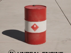 Barile di carburante Modello 3D