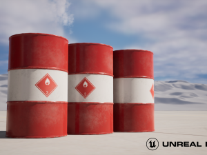 Топливная бочка 3D Модель