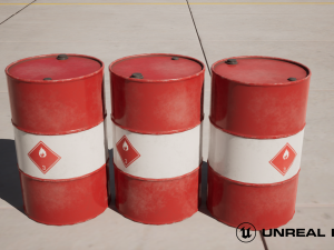 Топливная бочка 3D Модель