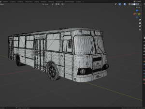Bus LIAZ 677 Model 3D