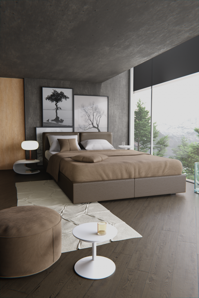 Art Nouveau bedroom 3D मॉडल .c4d .max .obj .3ds .fbx .stl .blend 