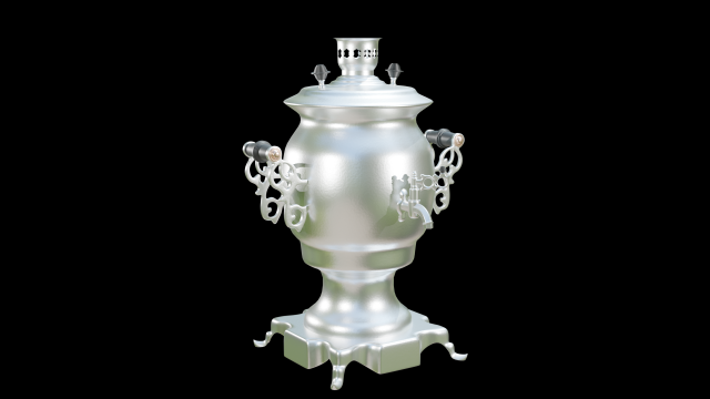 Samovar 3Dモデル .c4d .max .obj .3ds .fbx .stl .blend 