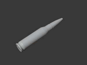 Bullet from AK-47 3D Model