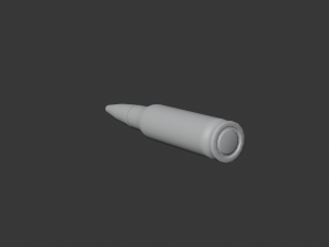 Bullet from AK-47 3D Model