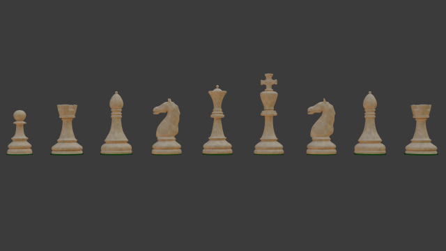 Chesswood Model 3D .c4d .max .obj .3ds .fbx .stl .blend 