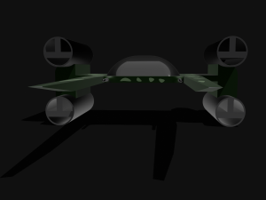 Star Wars Ship U wing Modelo 3D