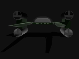 Star Wars Ship U wing 3D Model
