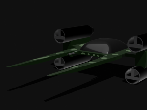Star Wars Ship U wing Modelo 3D