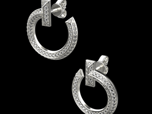 Earrings 001 3Dプリントモデル