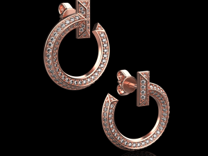 Earrings 001 3Dプリントモデル