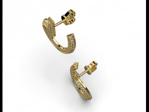 Earrings 001 3Dプリントモデル
