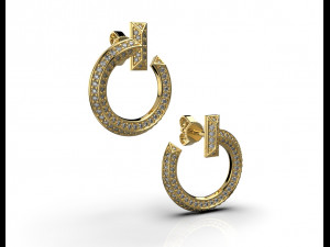 Earrings 001 3Dプリントモデル
