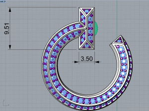 Earrings 001 3Dプリントモデル