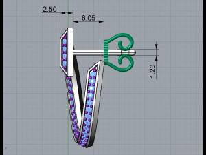 Earrings 001 3Dプリントモデル