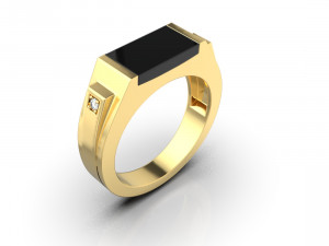 Signet ring set 3D 打印模型