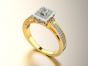 Rings set 1509 3D Print Model