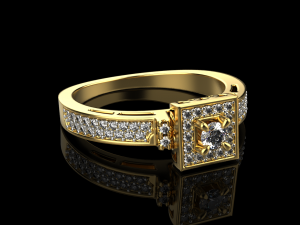 Rings set 1509 3D Print Model