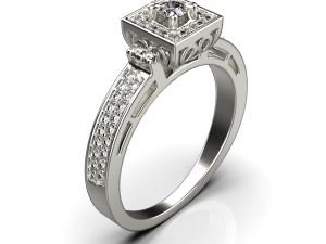 Rings set 1509 3D Print Model