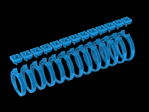Rings set 1509 3D Print Model