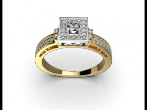 Rings set 1509 3D Print Model