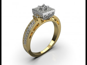 Rings set 1509 3D Print Model