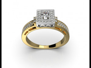 Rings set 1509 3D Print Model