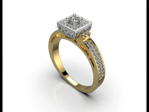 Rings set 1509 3D Print Model