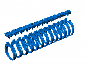 Rings set 1509 3D Print Model