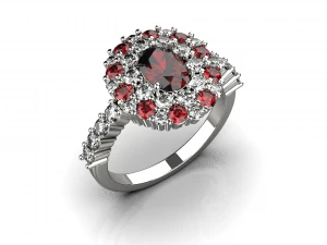 Rings set 10 3D Print Model