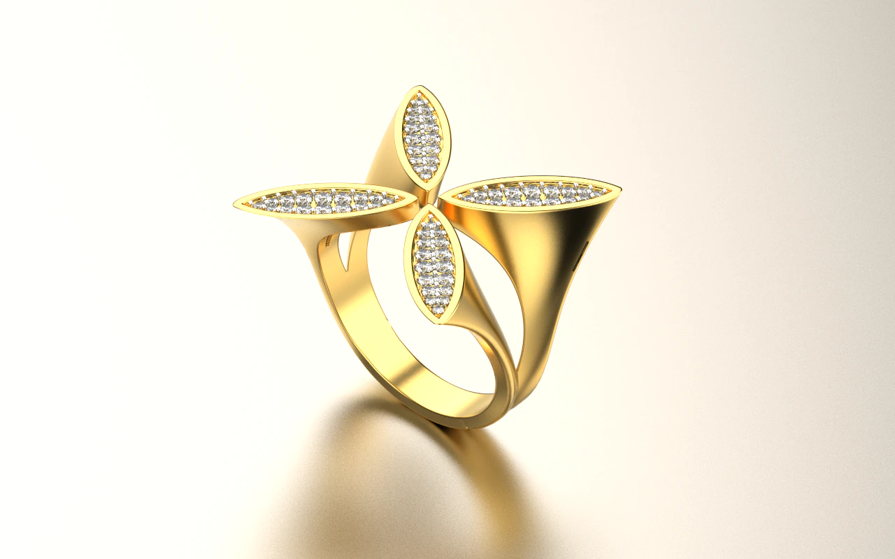 Talant ring 3D Print Model .c4d .max .obj .3ds .fbx .stl .blend