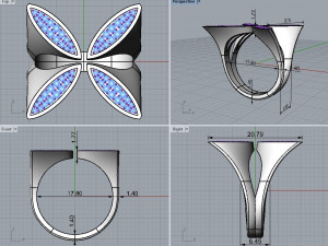 Talant ring 3D प्रिंट मॉडल