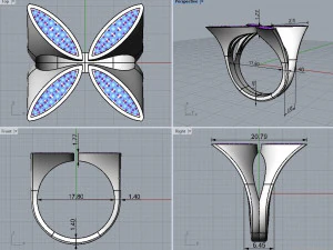 Talant ring 3D Print Model