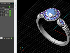 Rings set 1003 3D Print Model