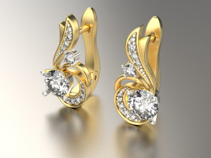Earrings 10 3D Baskı Modeli
